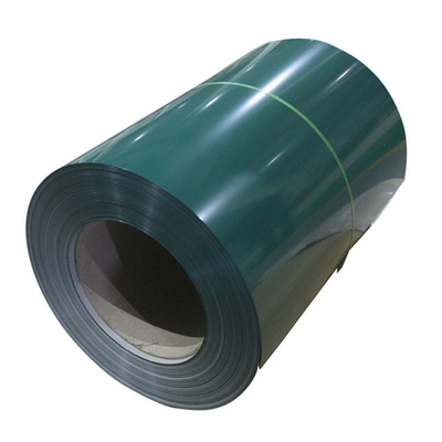 ม้วนเหล็ก Ppgi สีเขียว 0.5mmx1300mm Z100 Z150 ม้วนเหล็กเคลือบสี