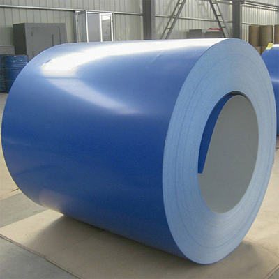 La bobine en acier bleue CGCC d'ASTM PPGI a enduit l'acier d'une première couche de peinture enduit par couleur   Soudure