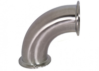 316L Stainless Steel Sanitary Fittings 1/2" Clmap 90 Elbow ASME BPE 20 RA